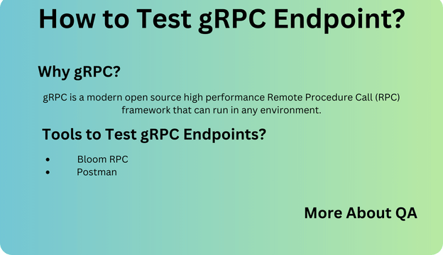 How to Test gRPC Endpoint